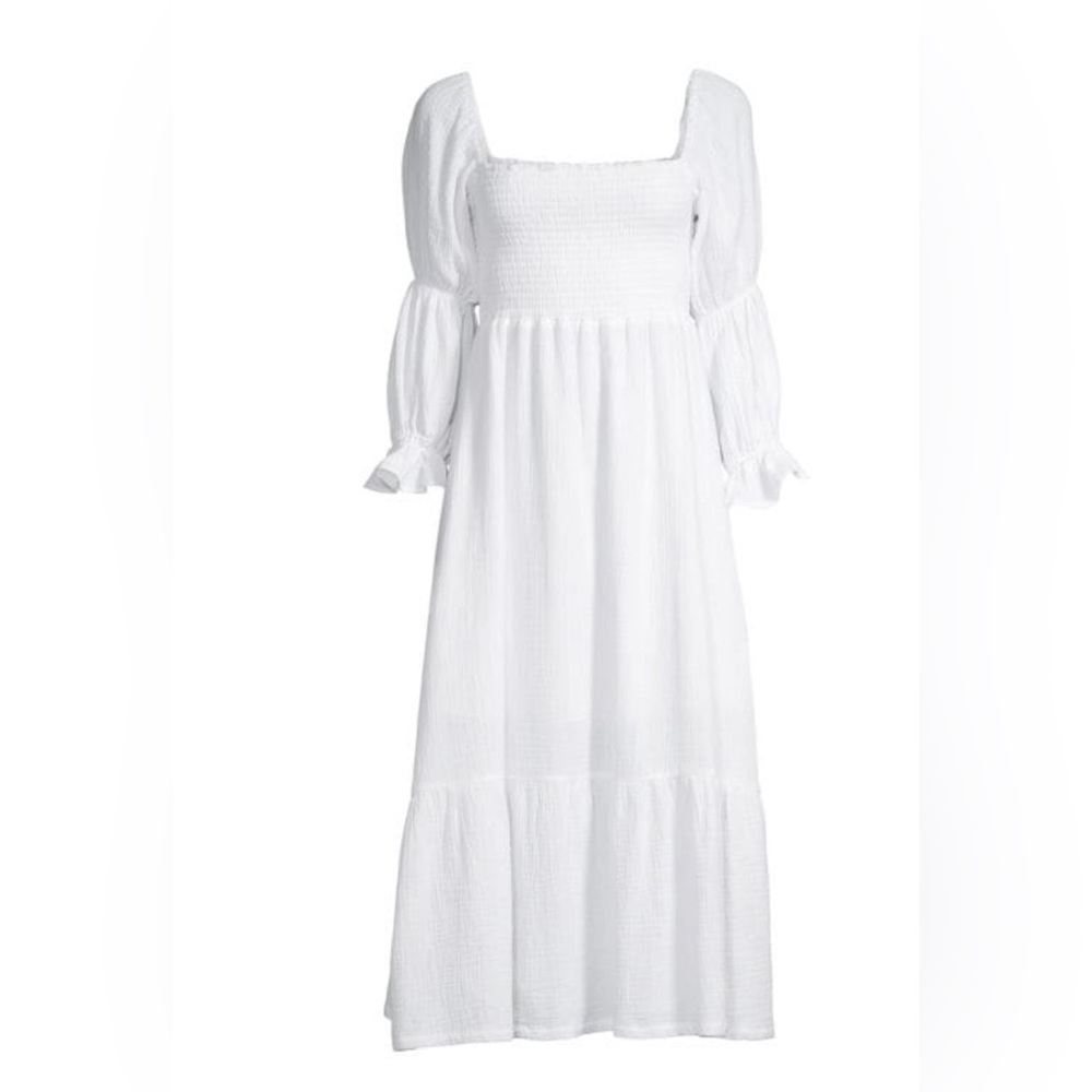 CAARA Aphrodite Crinkle Smocked
Dress